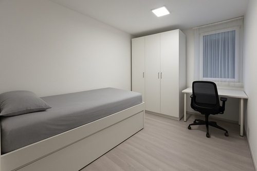 Hermoso piso con habitación muy espaciosa!