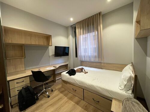 Habitación individual en Livensa Living Bilbao