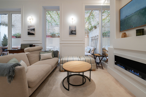 Bajo de diseño con patio privado en Lagasca–Salamanca