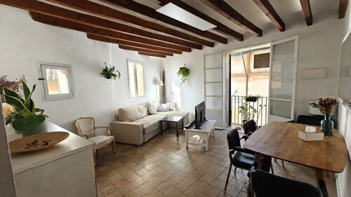 Habitación doble en piso encantador en La Calatrava