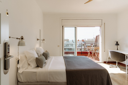 Habitación con terraza en Sant Gervasi - Room Dosel