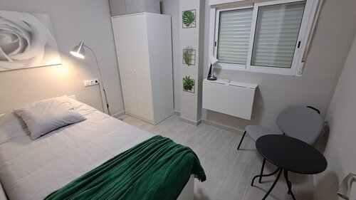 Habitación Individual con zonas comunes amplias