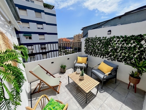 Habitación en piso con terraza reformado