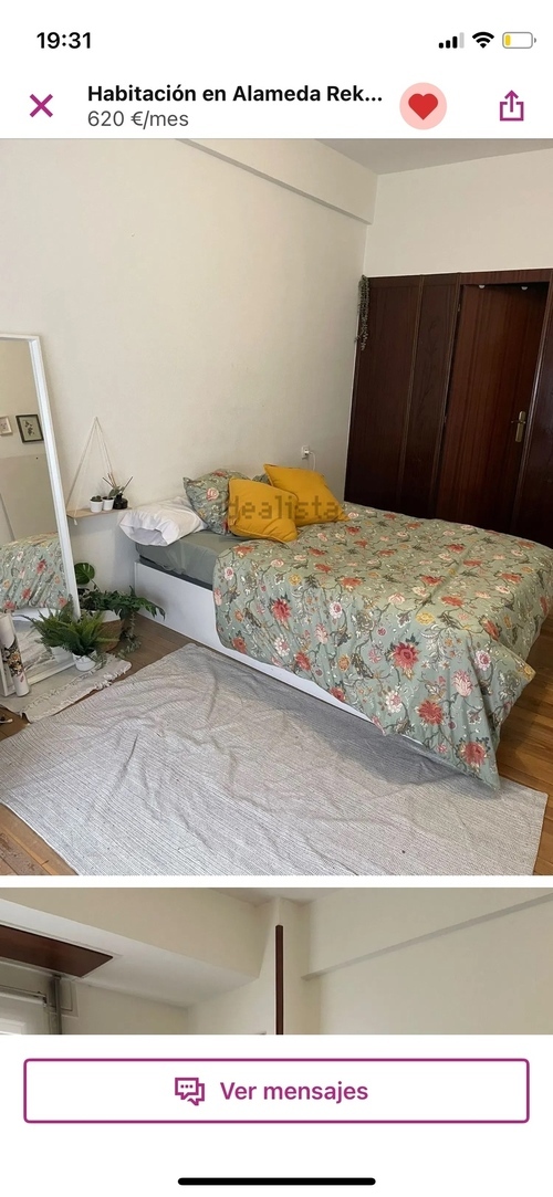 Habitación en Indautxu con baño + garaje 