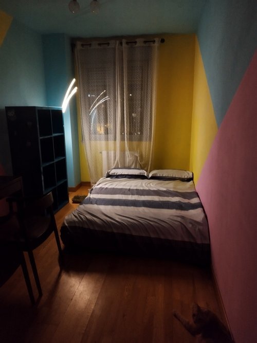 Habitación acogedora  con mucha luz, con baño privad...